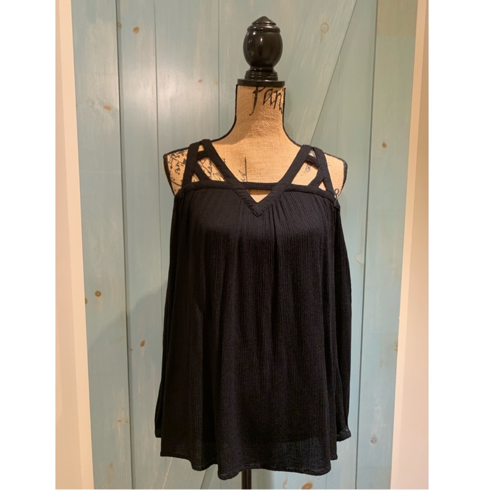 Black Off The Shoulder Blouse